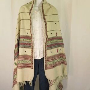 NWOT blanket scarf in cotton